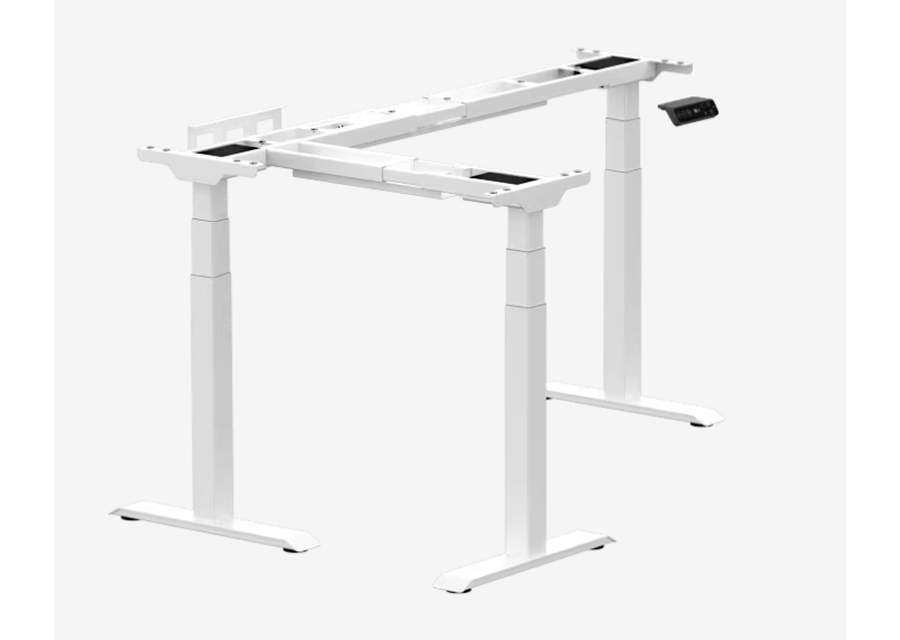 CraftyTables Corner standing desk frame, holds up to 330 lb
